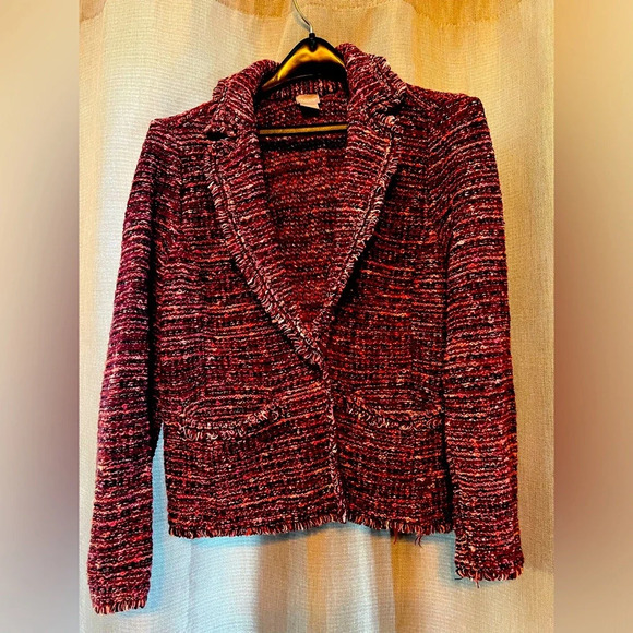 🌺🌺🌺- Gorgeous Chicos structured cardigan sweater excellent condition Chicos s… - Picture 4 of 6